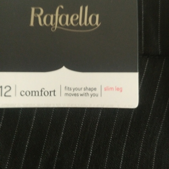 ❌SOLD❌NWT Rafaella pinstripe pants - Picture 2 of 5
